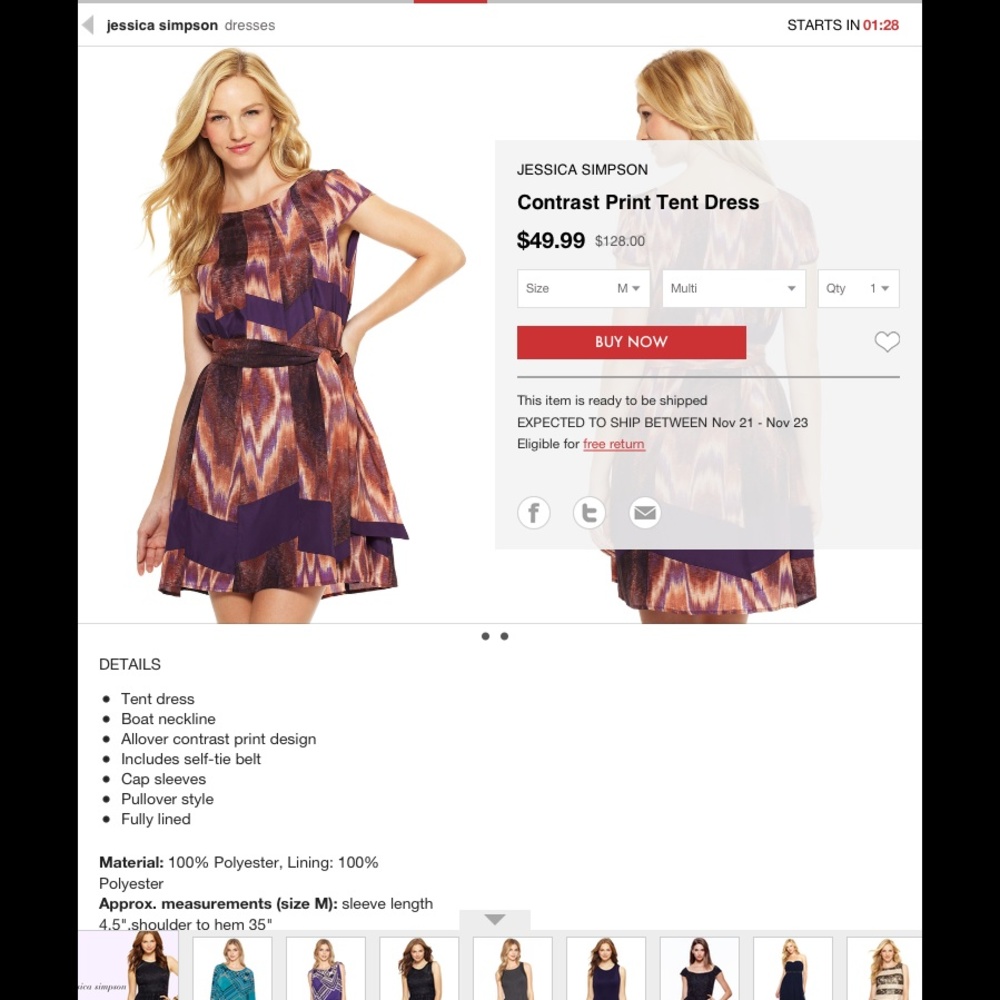 Jessica Simpson Beautiful Dress